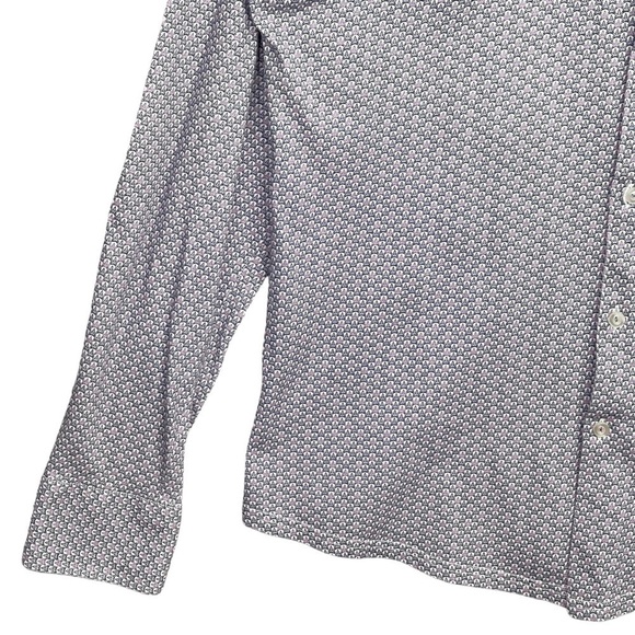 Stone Rose Shirt Mens XL Button Up Subtle Marijuana Leaf Novelty Print - Picture 4 of 12